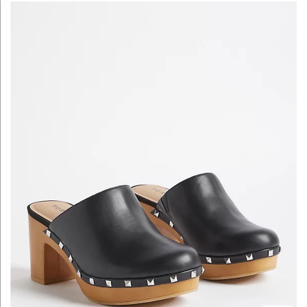 COPY - Studded Mules Wide Width Size 9.
